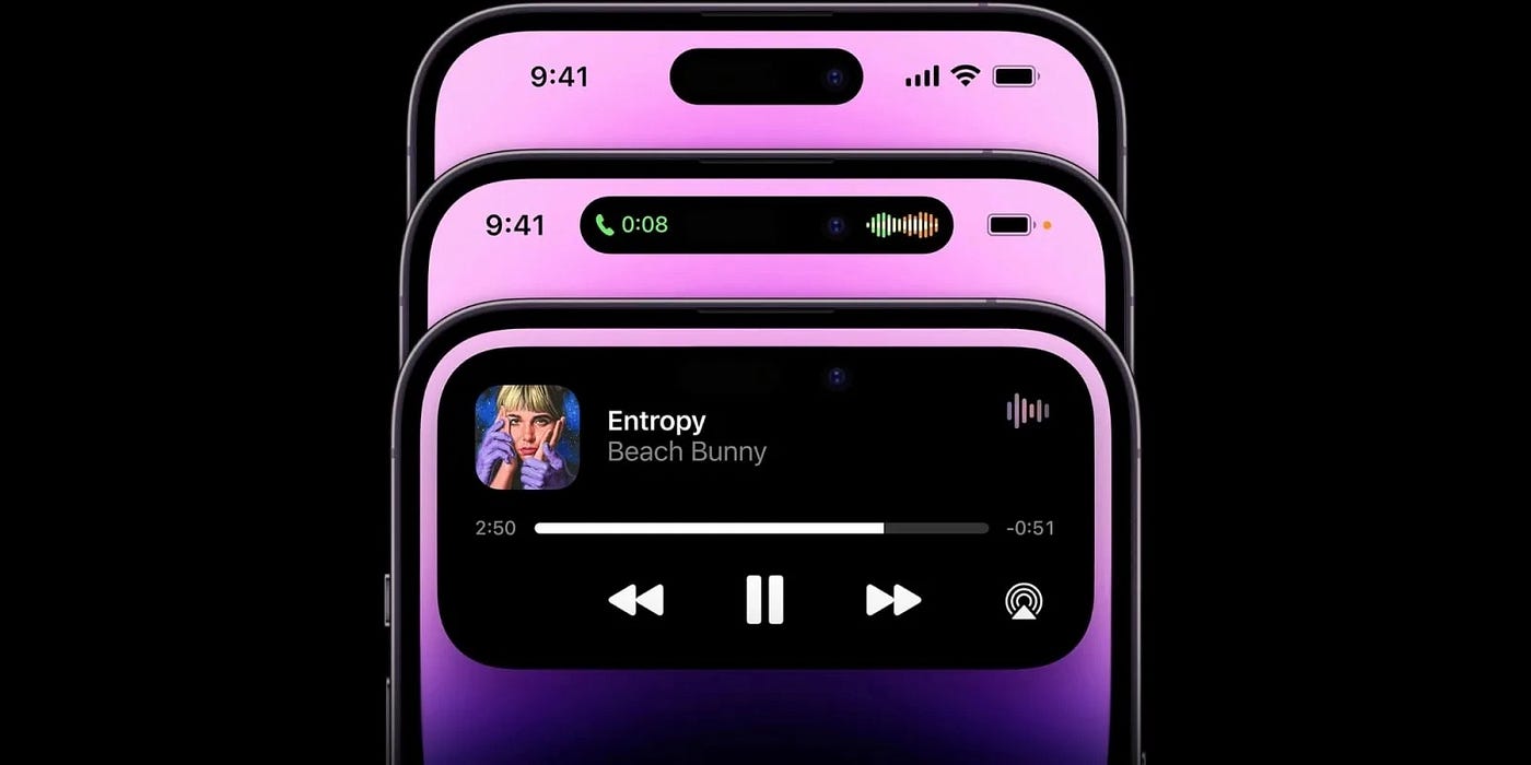 apple dynamic island Zdroj:apple.com