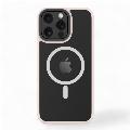 Devia Pino Series Magnetic Shockproof Case for iPhone 16 Pro Pink