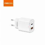 Recci RC49E USB-C + USB-A Charger (20W)