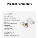 Deji 10 000 mAh magnetická powerbanka – bezdrátové i kabelové nabíjení