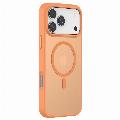 Devia Pino Series Magnetic Shockproof obal pro iPhone 17 Pro Max Oranžová