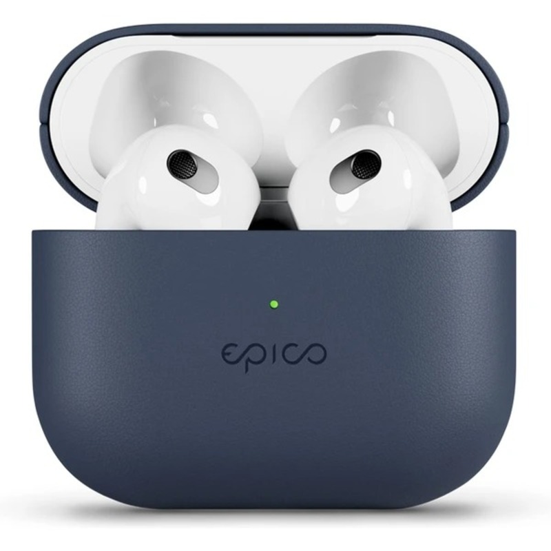 Epico Epico Leather kryt pro AirPods 3 Modrá