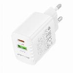 Borofone BN29 dual (USB-A/USB-C) adaptér (30 W)