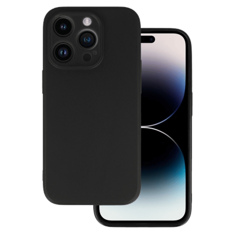 Tenký gelový obal pro iPhone 14 PRO MAX - Černá