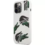 Lacoste Liquid Silicone Allover Pattern Kryt pro iPhone 13 Pro Max