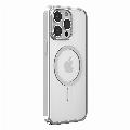 Devia Glimmer Magnetic Series obal pre iPhone 15 Pro Max Strieborná