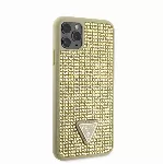 Guess Rhinestones Triangle Metal Logo Kryt pro iPhone 11 Pro