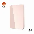 FIXED MagZen 5 Crystal powerbanka s MagSafe 5 000 mAh (Qi2) Růžová