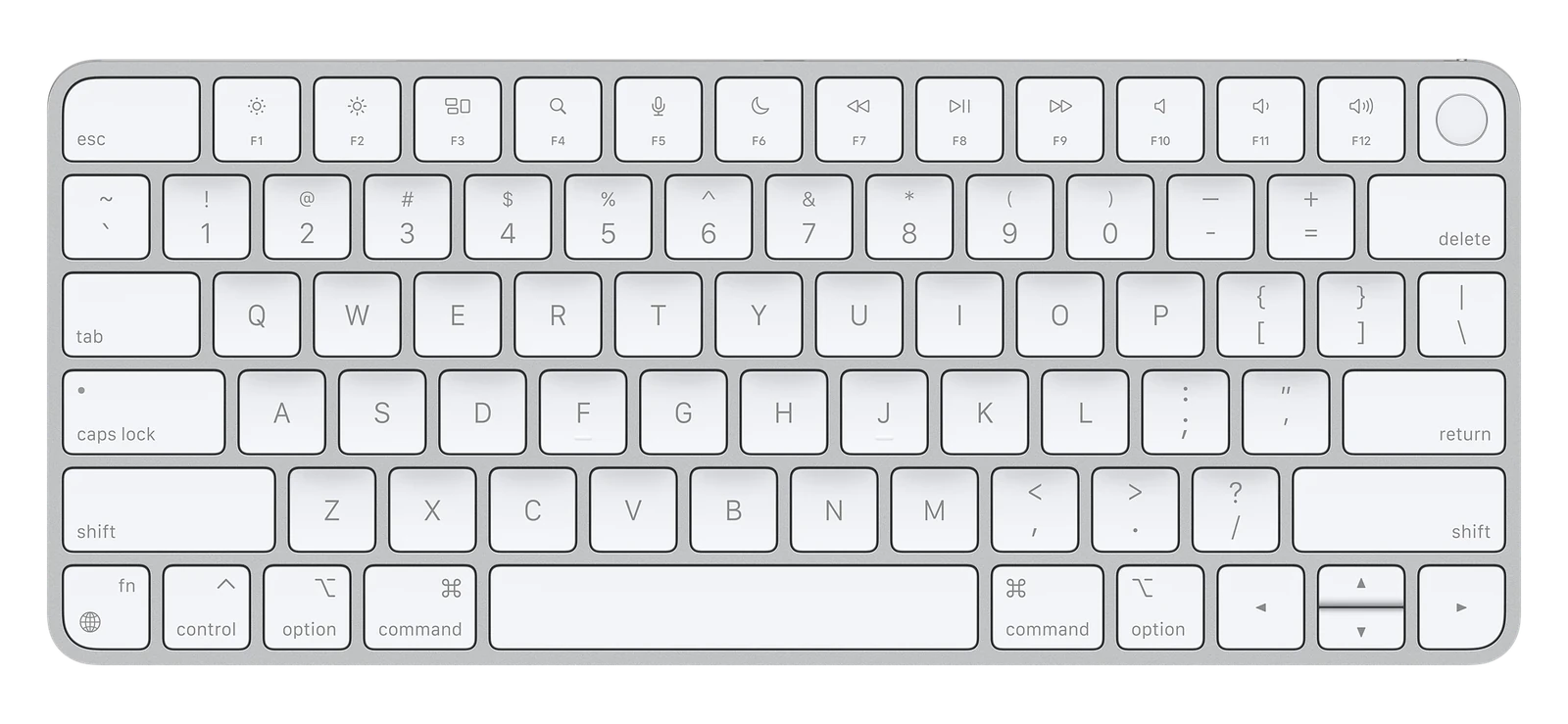 Apple Apple Magic Keyboard s Touch ID (Lightning) - A2449 (UK) Bílá třídy Téměř výborný