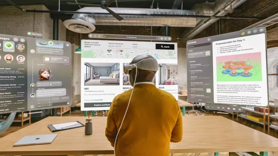 Apple Vision Pro - ovládání pohledem a gesty