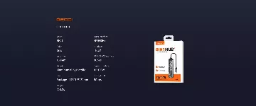 Recci RH21 USB-C hub - 6v1 (USB, HDMI, čtečky karet)