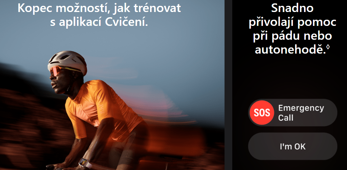 Apple watch 9 45mm GPS mobilegear zánovní použitý