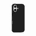 Devia Nature Series silikonový magnetický obal pro iPhone 16 Černá
