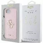 Guess PU Grained 4G Metal Logo case for iPhone 16e