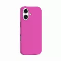 Devia Nature Series silikonový magnetický obal pro iPhone 16 Růžově červená
