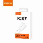 Recci RC49E USB-C + USB-A Charger (20W)