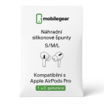 MobileGear štuple na AirPods Pro 1 a 2 – tri páry (S, M, L)
