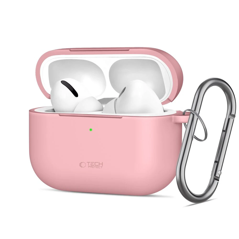 Tech-Protect Tech-Protect Silicone Hook pouzdro pro AirPods Pro 3 Růžová