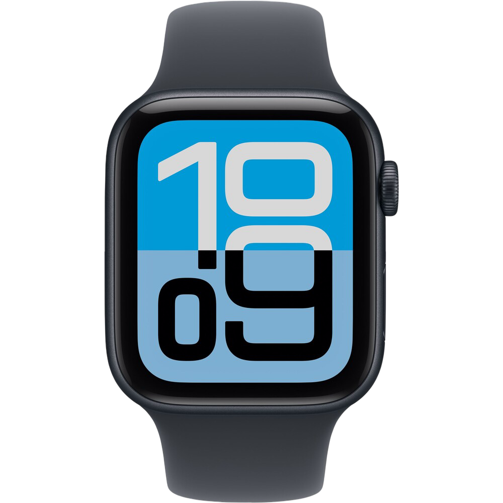 Apple Apple Watch SE 3 (GPS) 44mm Temně inkoustová, temně inkoustový sportovní řemínek, M/L třídy Výborný