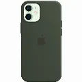 Apple silikonový MagSafe kryt pro iPhone 12 mini Kypersky Zelená
