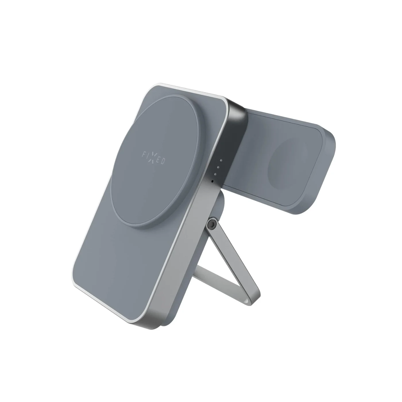 FIXED FIXED MagZen 5 Stand powerbanka s MagSafe a nabíječkou Apple Watch 5 000 mAh Šedá