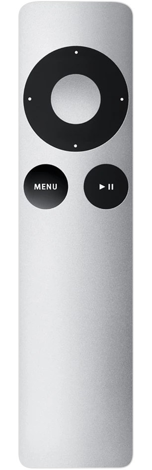 Apple Ovladač Apple Remote hliníkový (Apple TV 2. a 3. generace) Stříbrná třídy Výborný