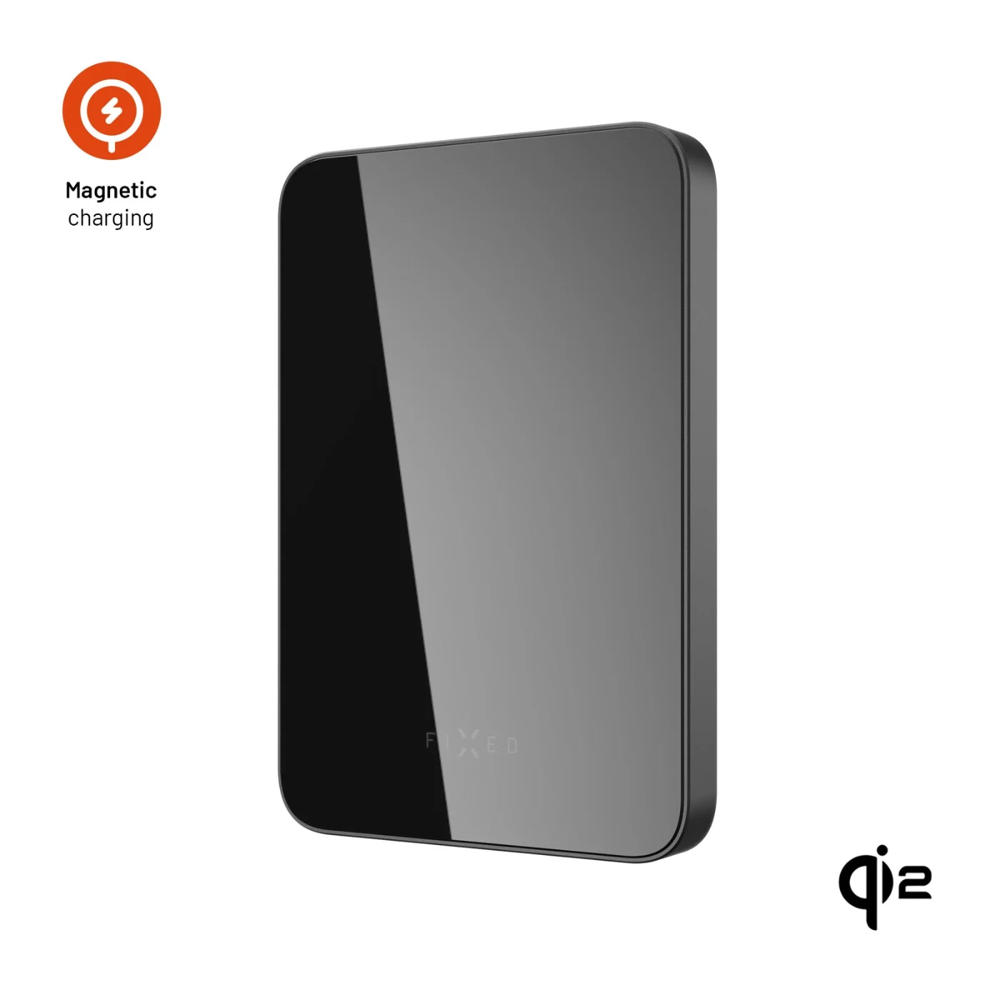 FIXED FIXED MagZen 5 Crystal powerbanka s MagSafe 5 000 mAh (Qi2) Černá