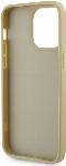 Guess Rhinestones Triangle Metal Logo Kryt pre iPhone 15 Pro