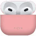 FIXED Silky ultratenké silikónové puzdro pre AirPods 3 Ružová