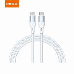 Recci nabíjecí a datový silikonový kabel USB-C na USB-C 100W (1,5m) RS22CC