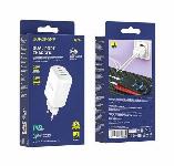 Borofone BN4 dual (USB-A/USB-C) adaptér (20W)