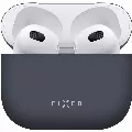 FIXED Silky ultratenké silikónové puzdro pre AirPods 3 Modrá