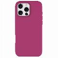 Devia Nature Series Silicone Magnetic Case for iPhone 16 Pro Rose red